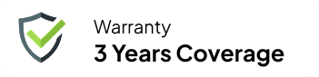 Warranty — 3 Years Coverage
